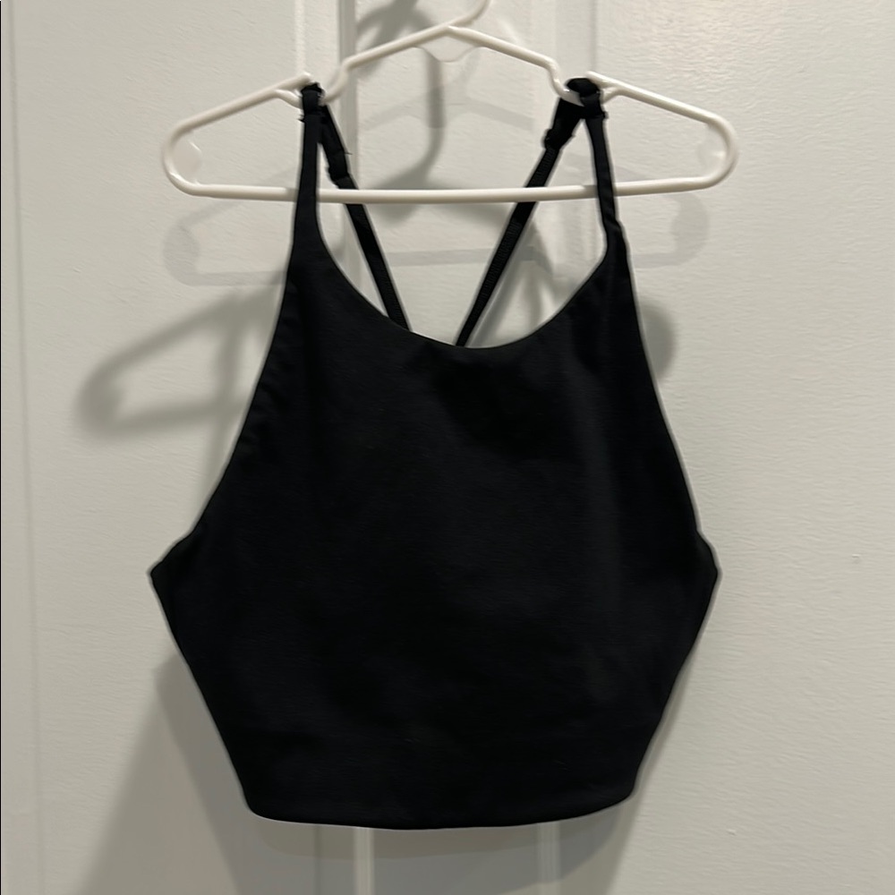 Girlfriend Collective Black Activewear Top